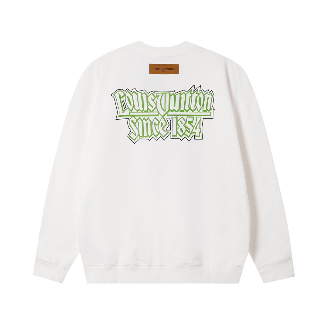 【LOUIS VUITTON  公式旗艦店】ルイヴィトン 丸首の衛衣 スウェット ご好評に付き再入荷 240808