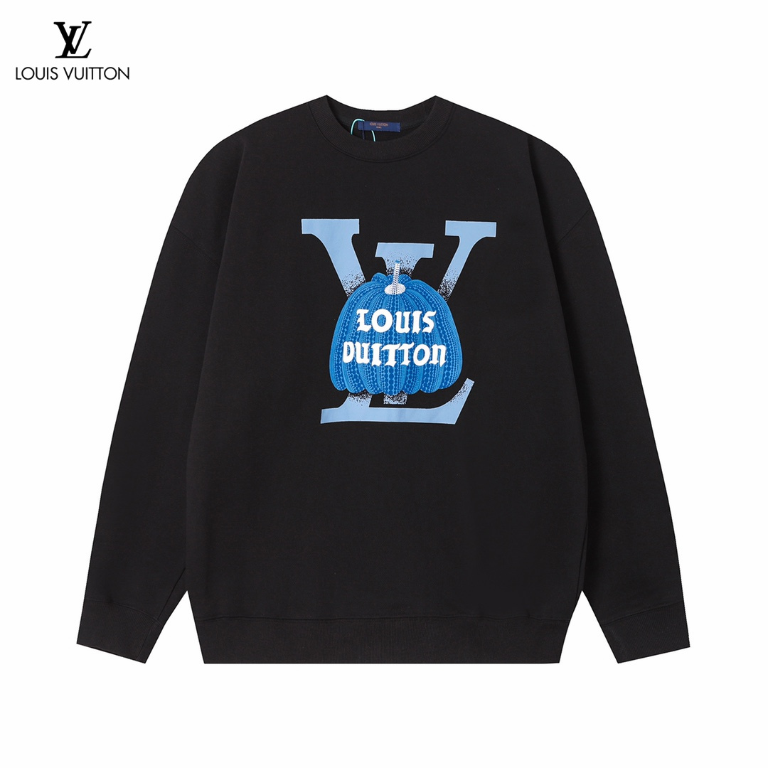 【LOUIS VUITTON  公式旗艦店】ルイヴィトン 丸首の衛衣 スウェット ご好評に付き再入荷 240808