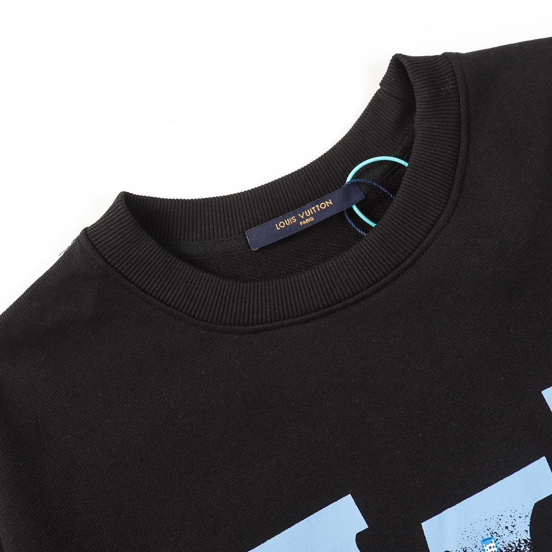 【LOUIS VUITTON  公式旗艦店】ルイヴィトン 丸首の衛衣 スウェット ご好評に付き再入荷 240808