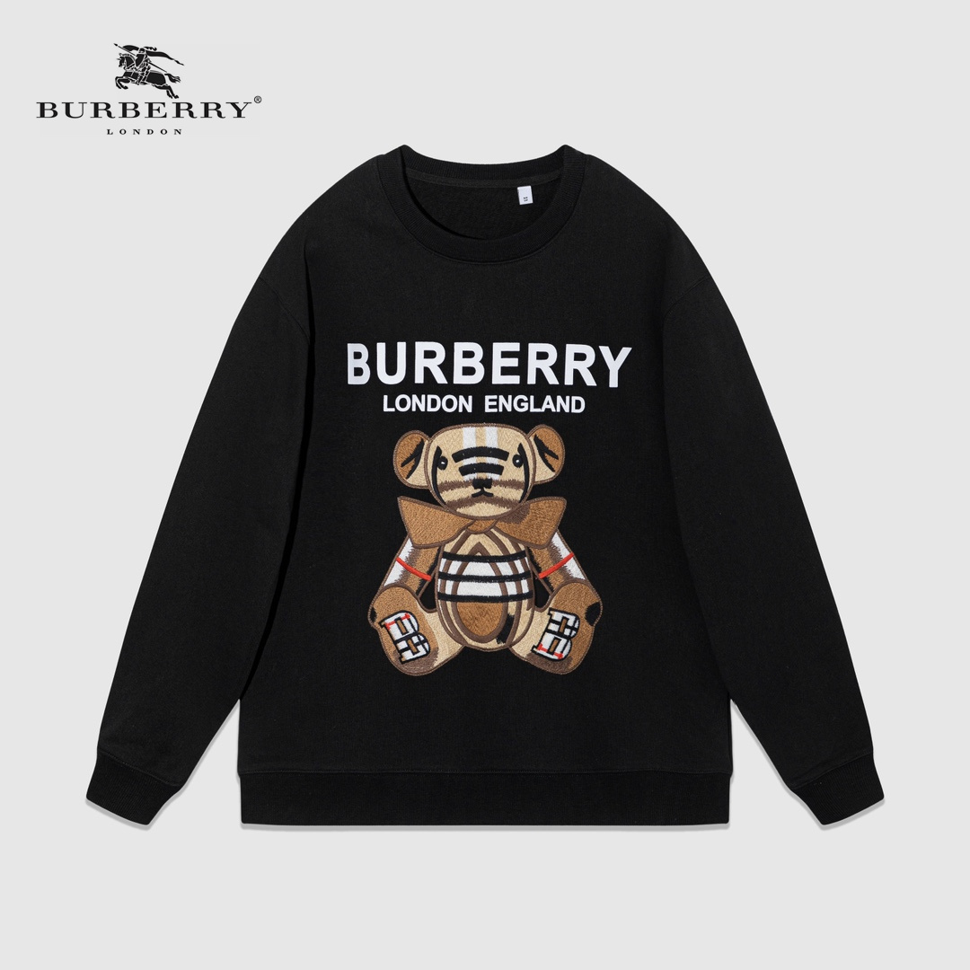 【BURBERRY 公式旗艦店】バーバリー  丸首の衛衣 スウェット ご好評に付き再入荷！
