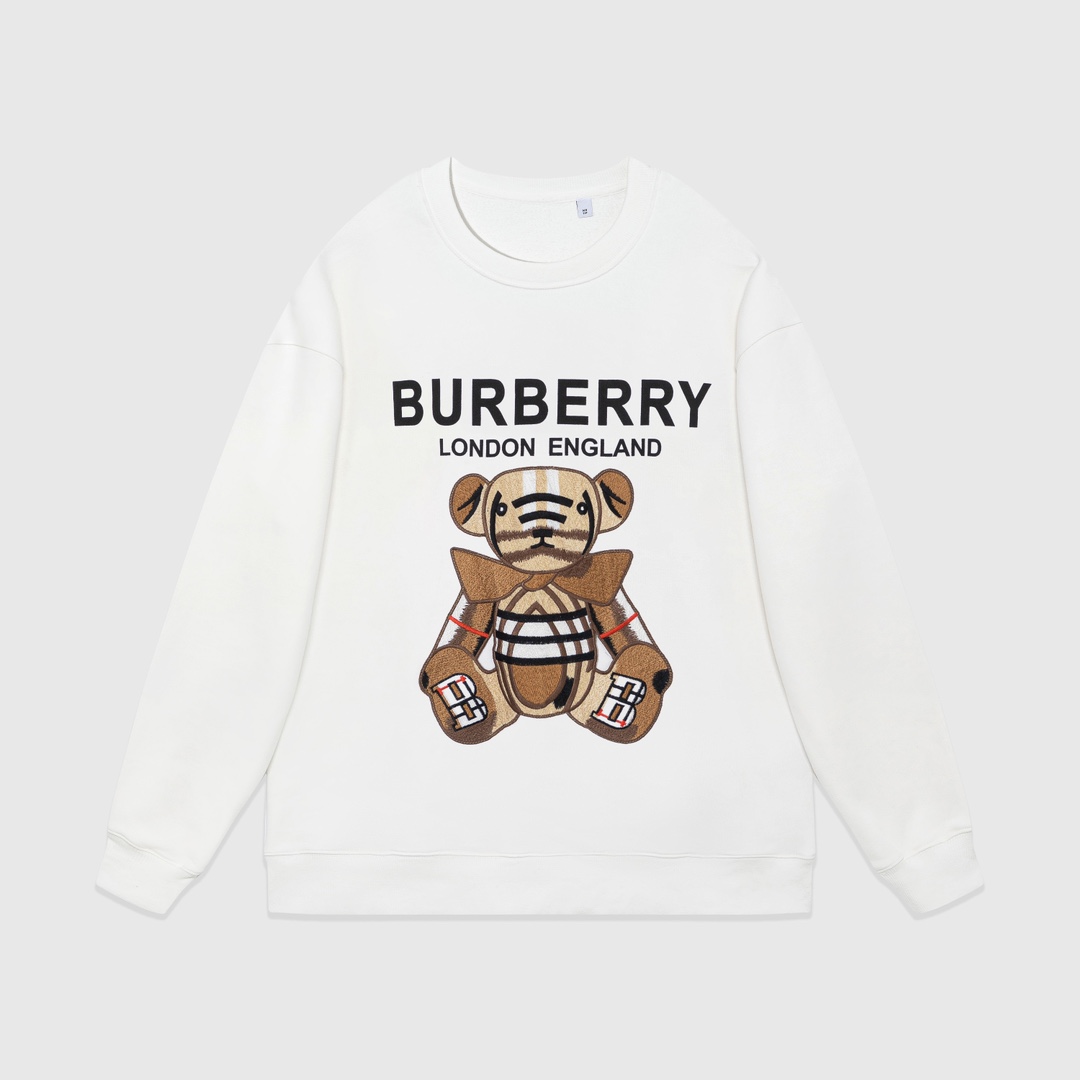 【BURBERRY 公式旗艦店】バーバリー  丸首の衛衣 スウェット ご好評に付き再入荷！