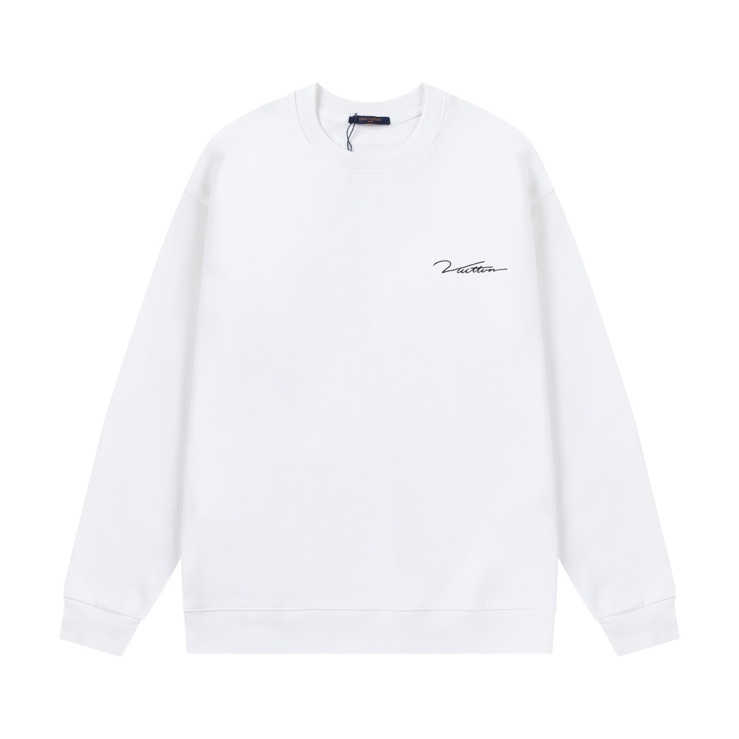 LV【LOUIS VUITTON  公式旗艦店】ルイヴィトン 丸首の衛衣 スウェット ご好評に付き再入荷！ 241121