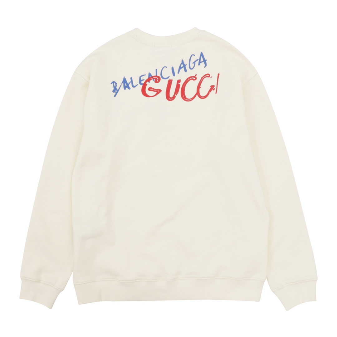 【GUCCI  公式旗艦店】グッチ  丸首の衛衣 スウェットご好評に付き再入荷！