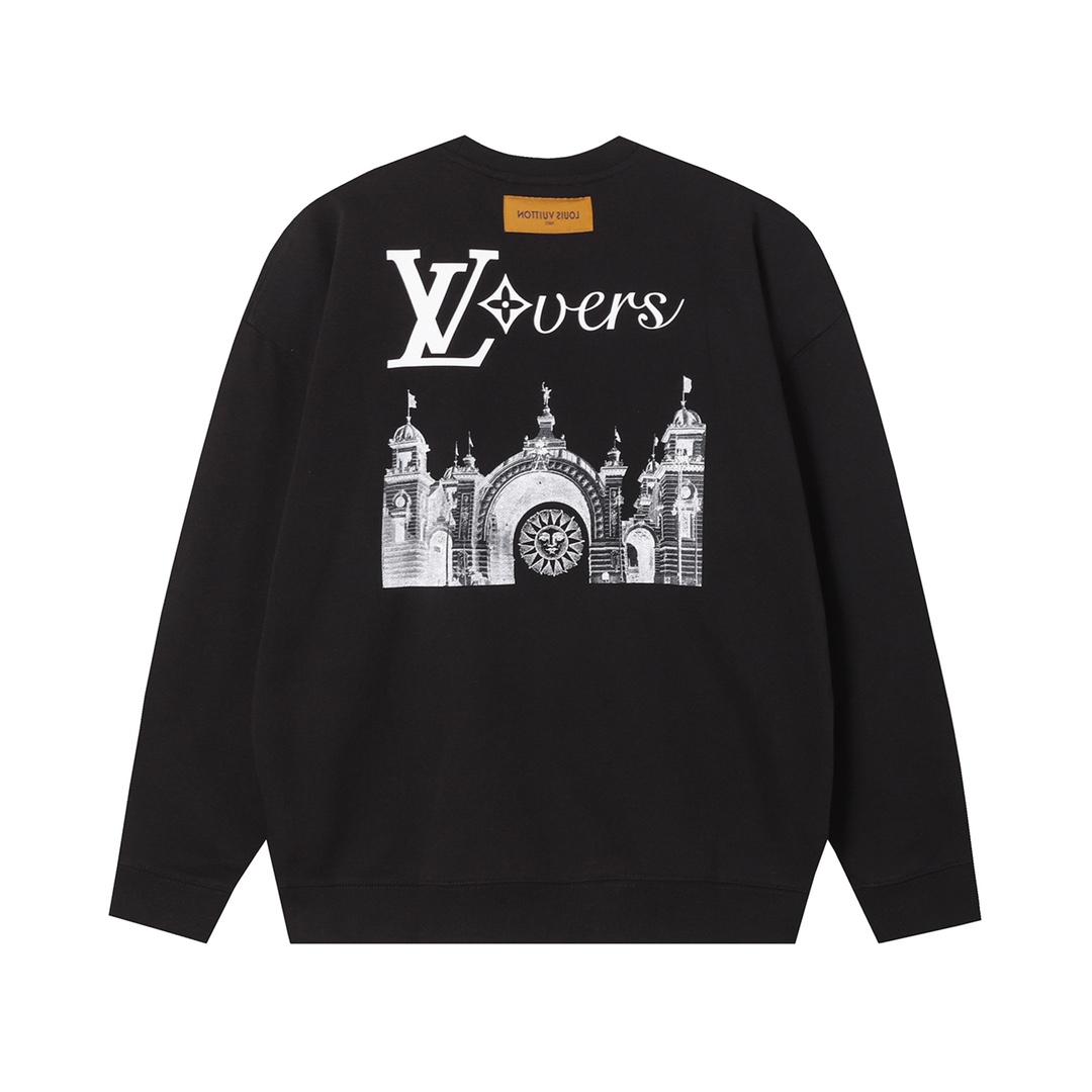 【LOUIS VUITTON  公式旗艦店】ルイヴィトン 丸首の衛衣 スウェット ご好評に付き再入荷 240808