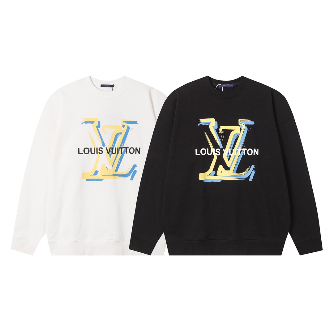 【LOUIS VUITTON  公式旗艦店】ルイヴィトン 丸首の衛衣 スウェット ご好評に付き再入荷 240808