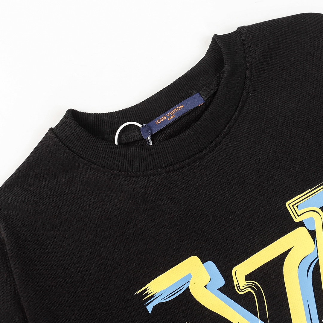 【LOUIS VUITTON  公式旗艦店】ルイヴィトン 丸首の衛衣 スウェット ご好評に付き再入荷 240808
