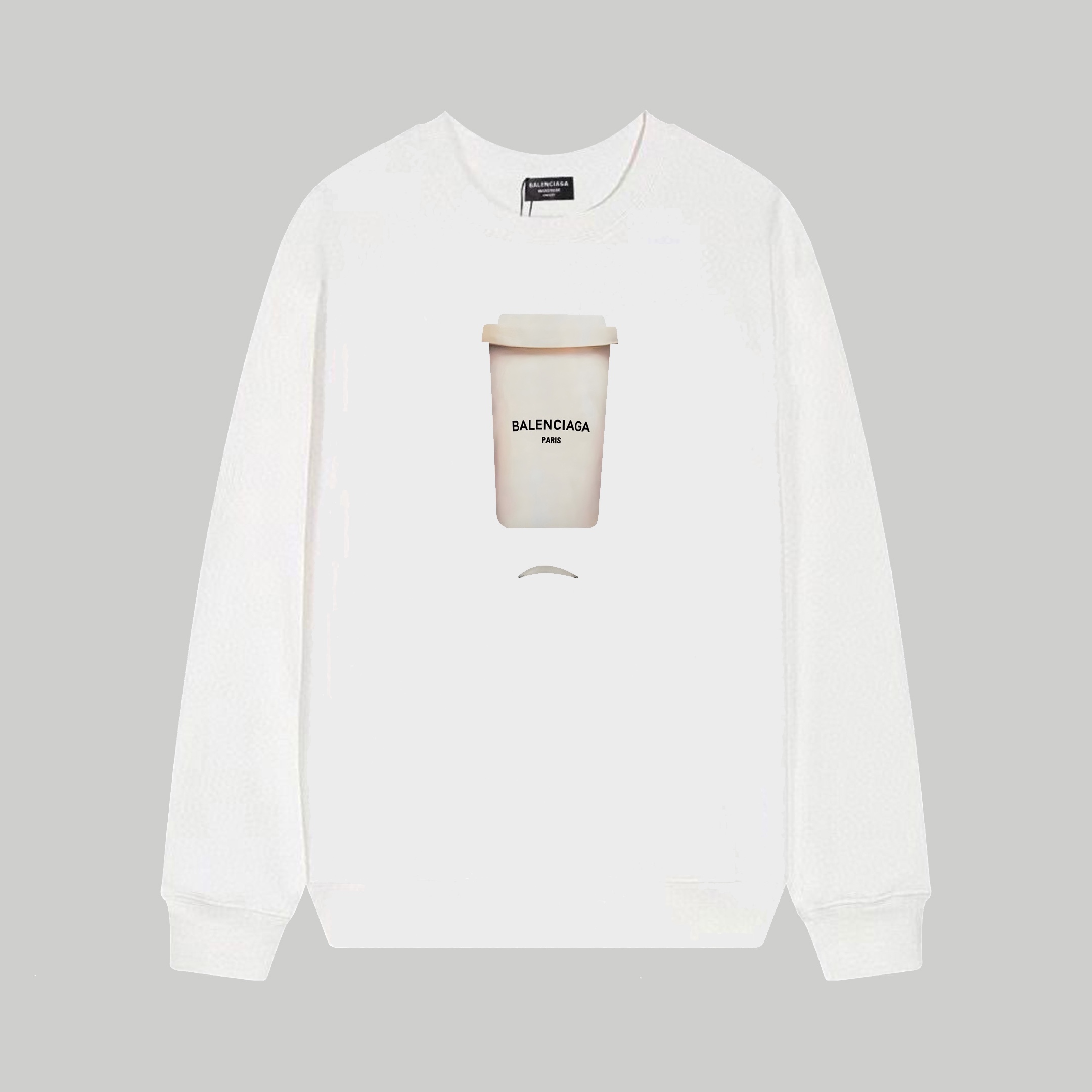 【BALENCIAGA 公式旗艦店】バレンシアガ 丸首の衛衣 スウェット ご好評に付き再入荷 240809