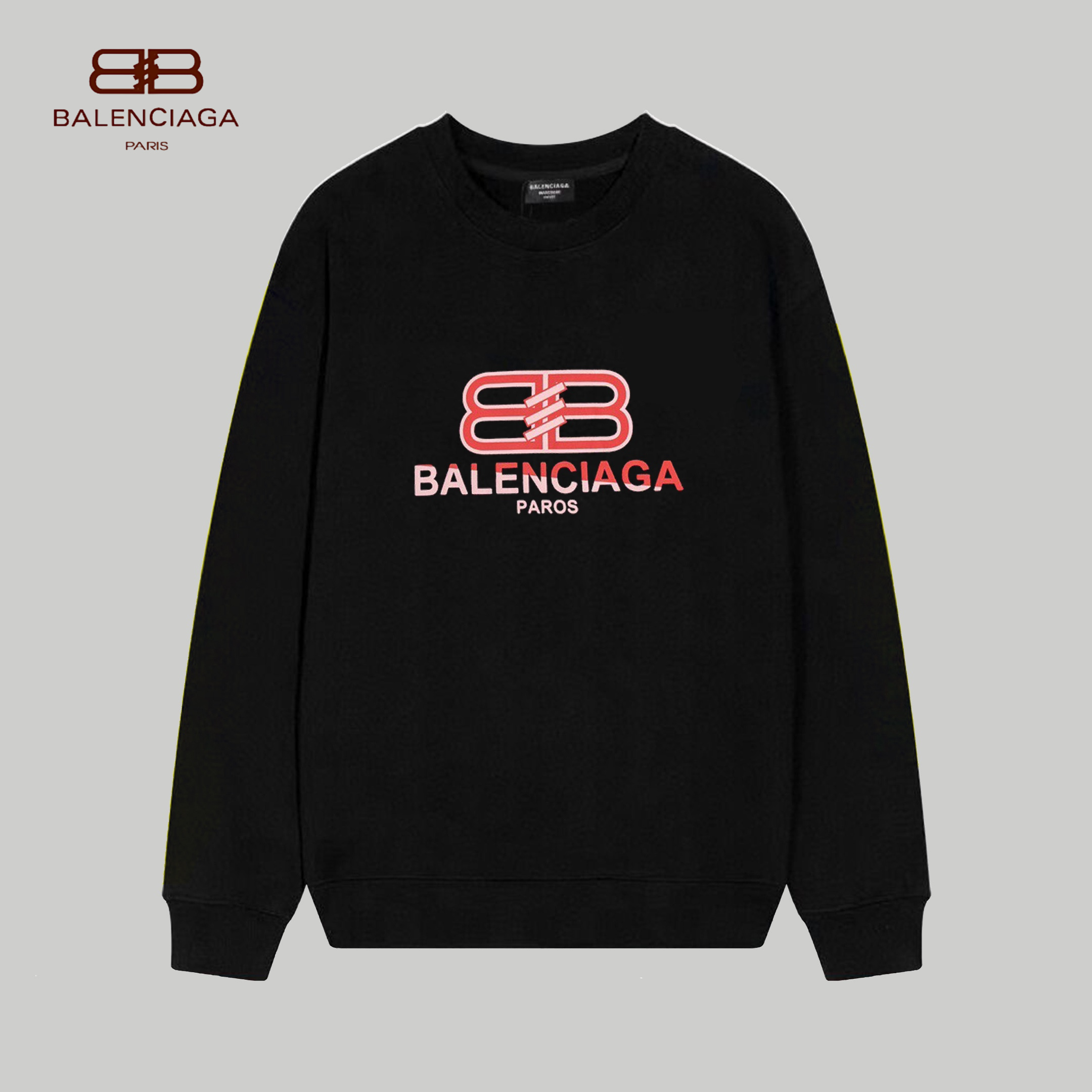 【BALENCIAGA 公式旗艦店】バレンシアガ 丸首の衛衣 スウェット ご好評に付き再入荷 240809
