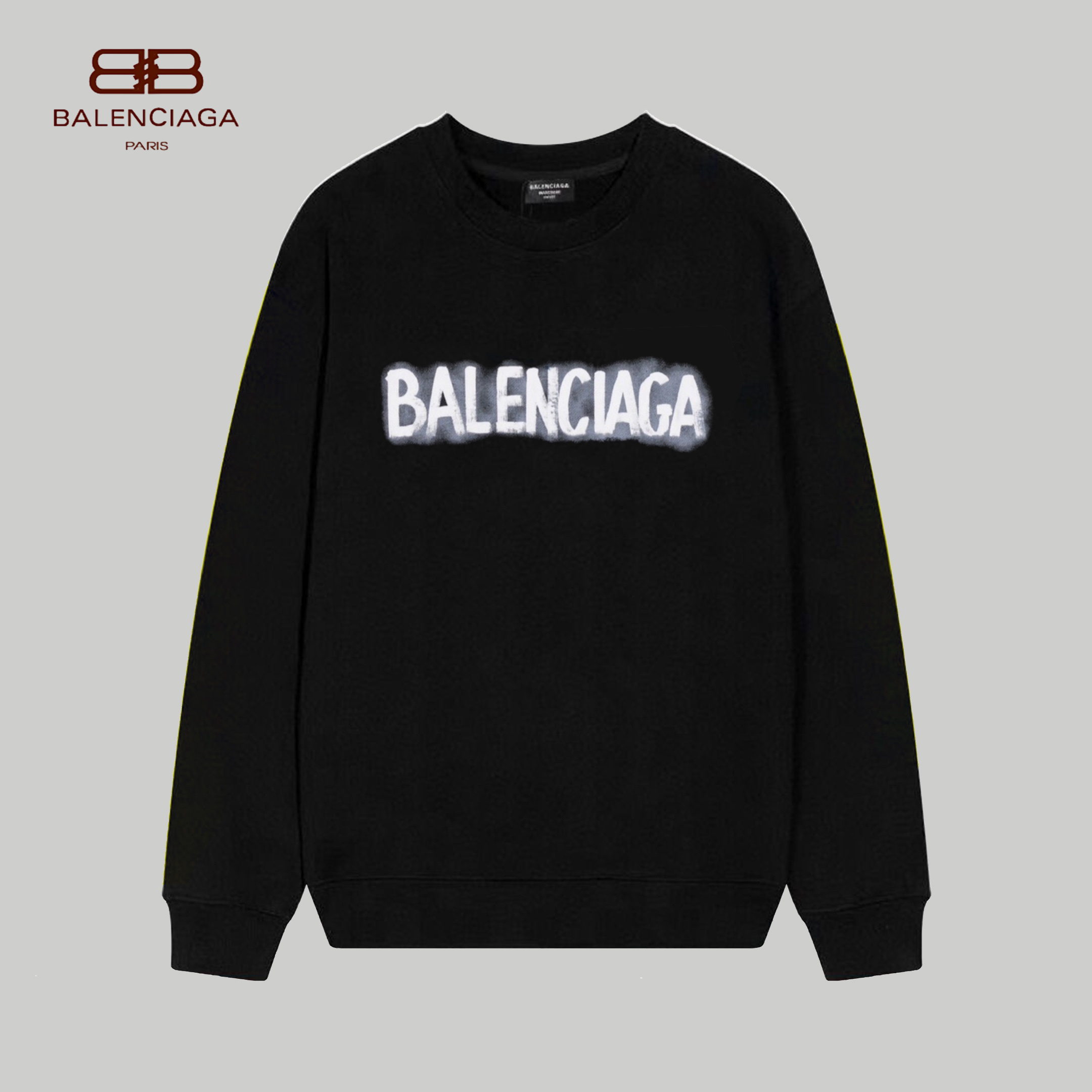 【BALENCIAGA 公式旗艦店】バレンシアガ 丸首の衛衣 スウェット ご好評に付き再入荷 240809