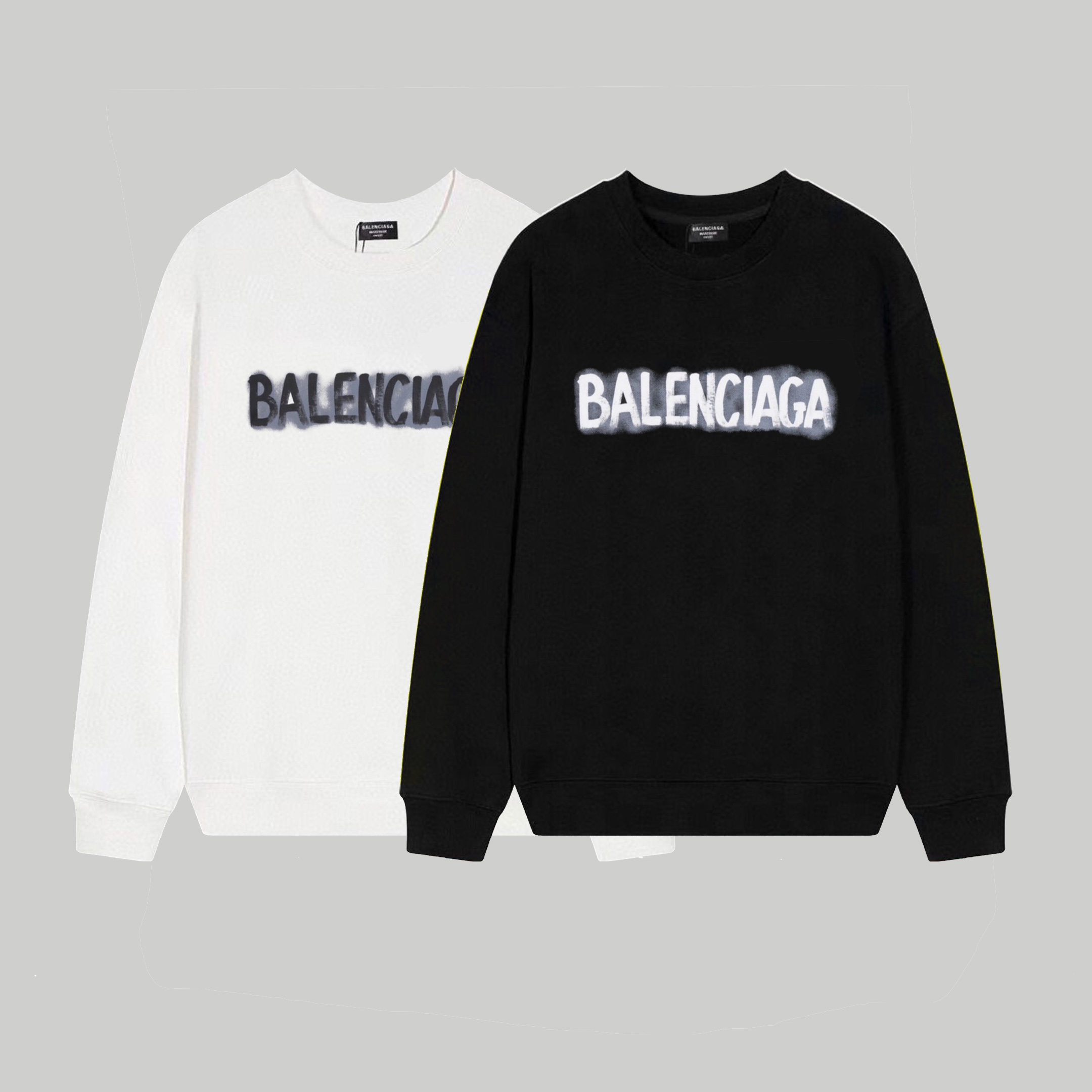 【BALENCIAGA 公式旗艦店】バレンシアガ 丸首の衛衣 スウェット ご好評に付き再入荷 240809
