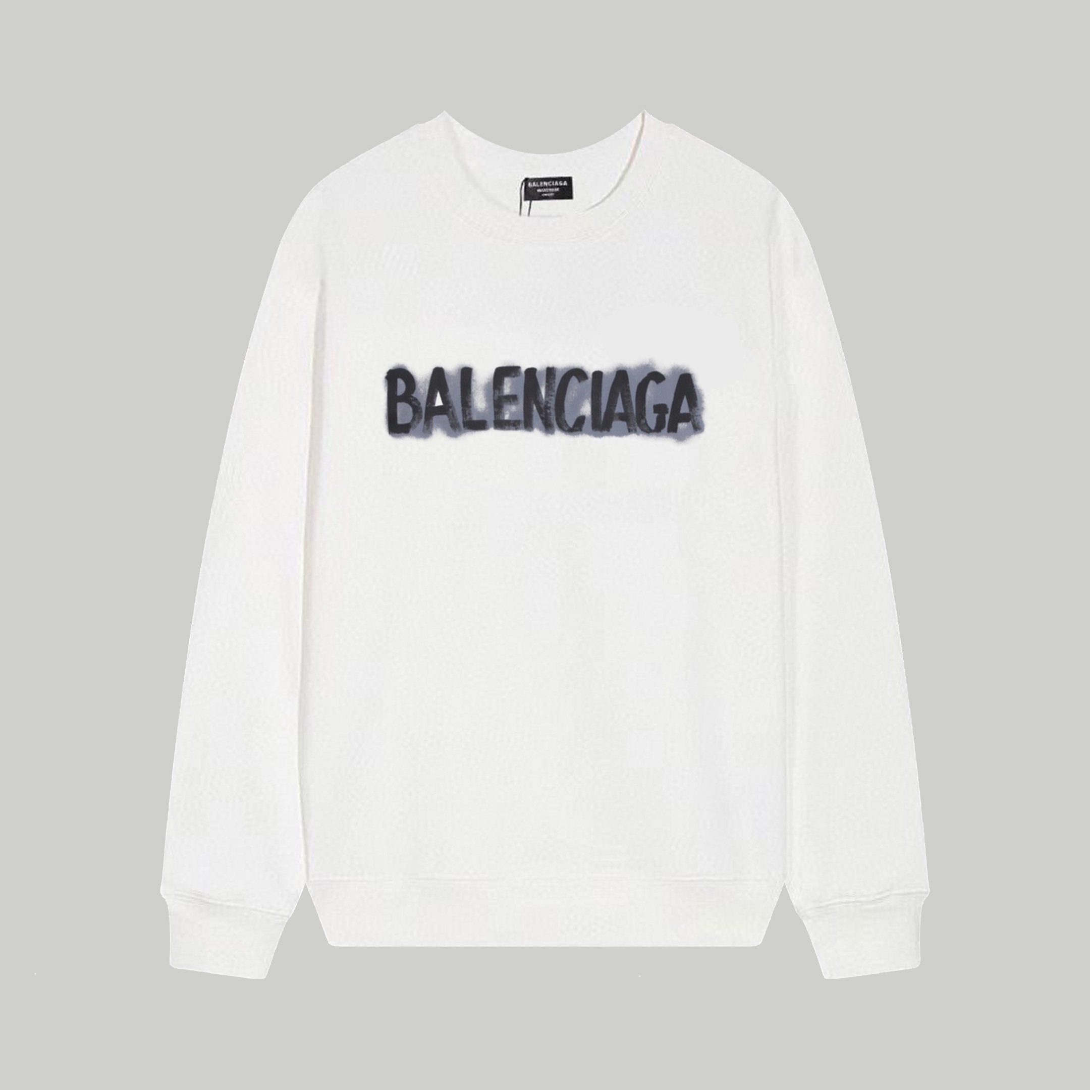 【BALENCIAGA 公式旗艦店】バレンシアガ 丸首の衛衣 スウェット ご好評に付き再入荷 240809