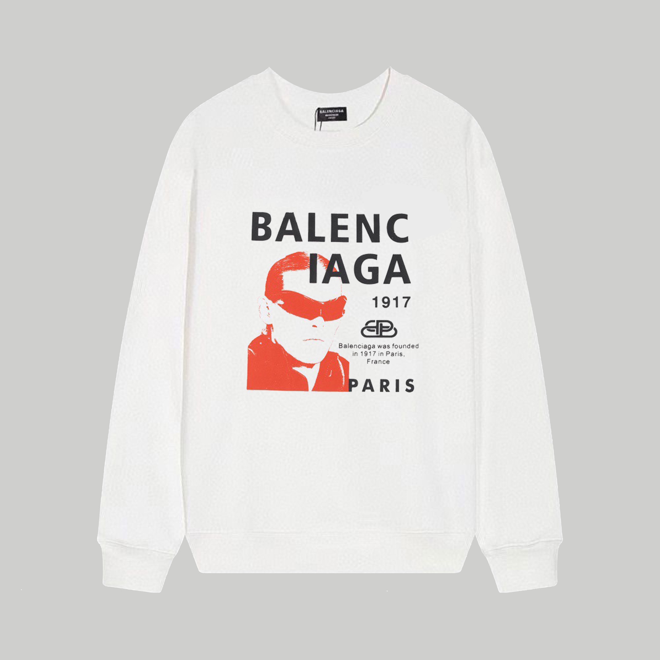 【BALENCIAGA 公式旗艦店】バレンシアガ 丸首の衛衣 スウェット ご好評に付き再入荷 240809