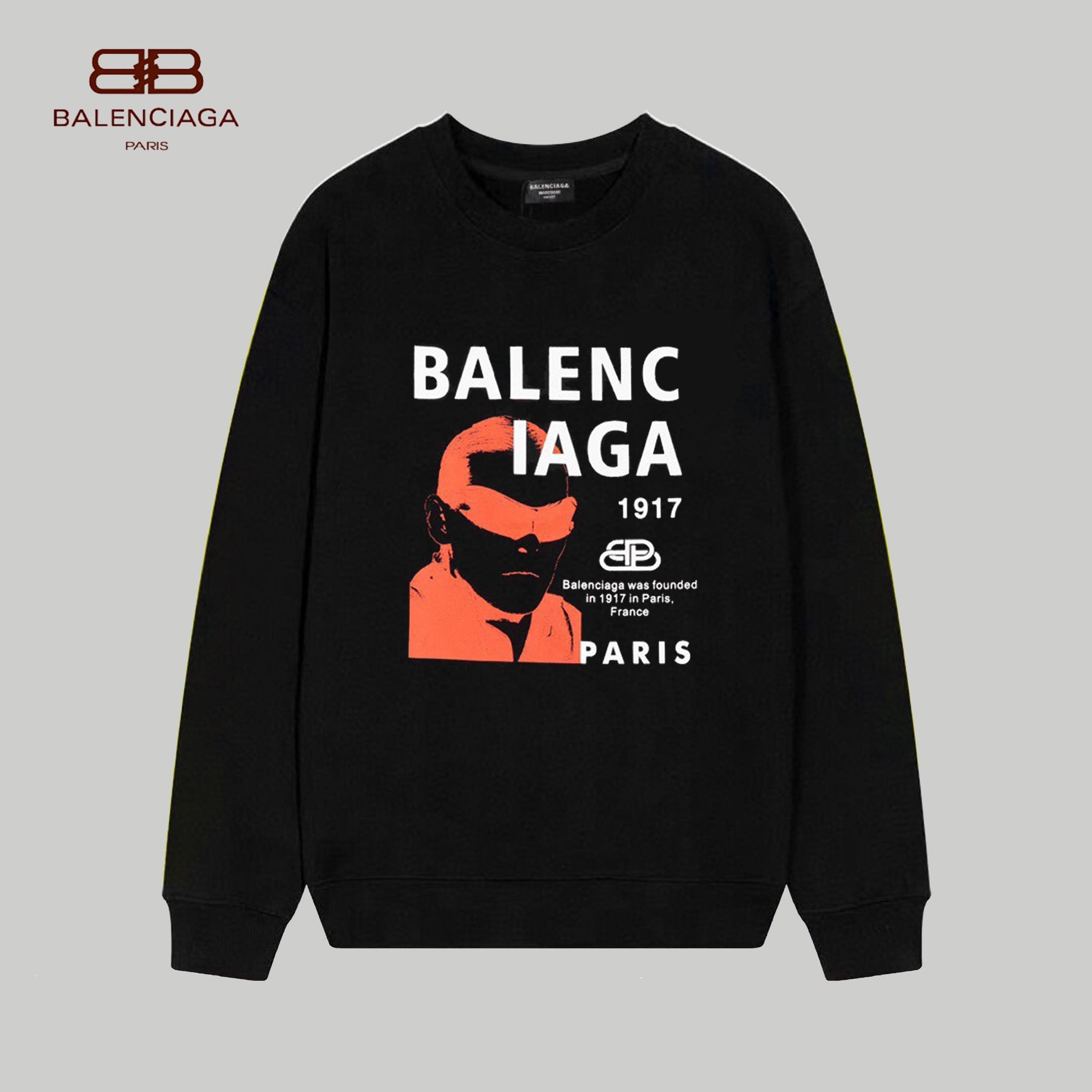 【BALENCIAGA 公式旗艦店】バレンシアガ 丸首の衛衣 スウェット ご好評に付き再入荷 240809