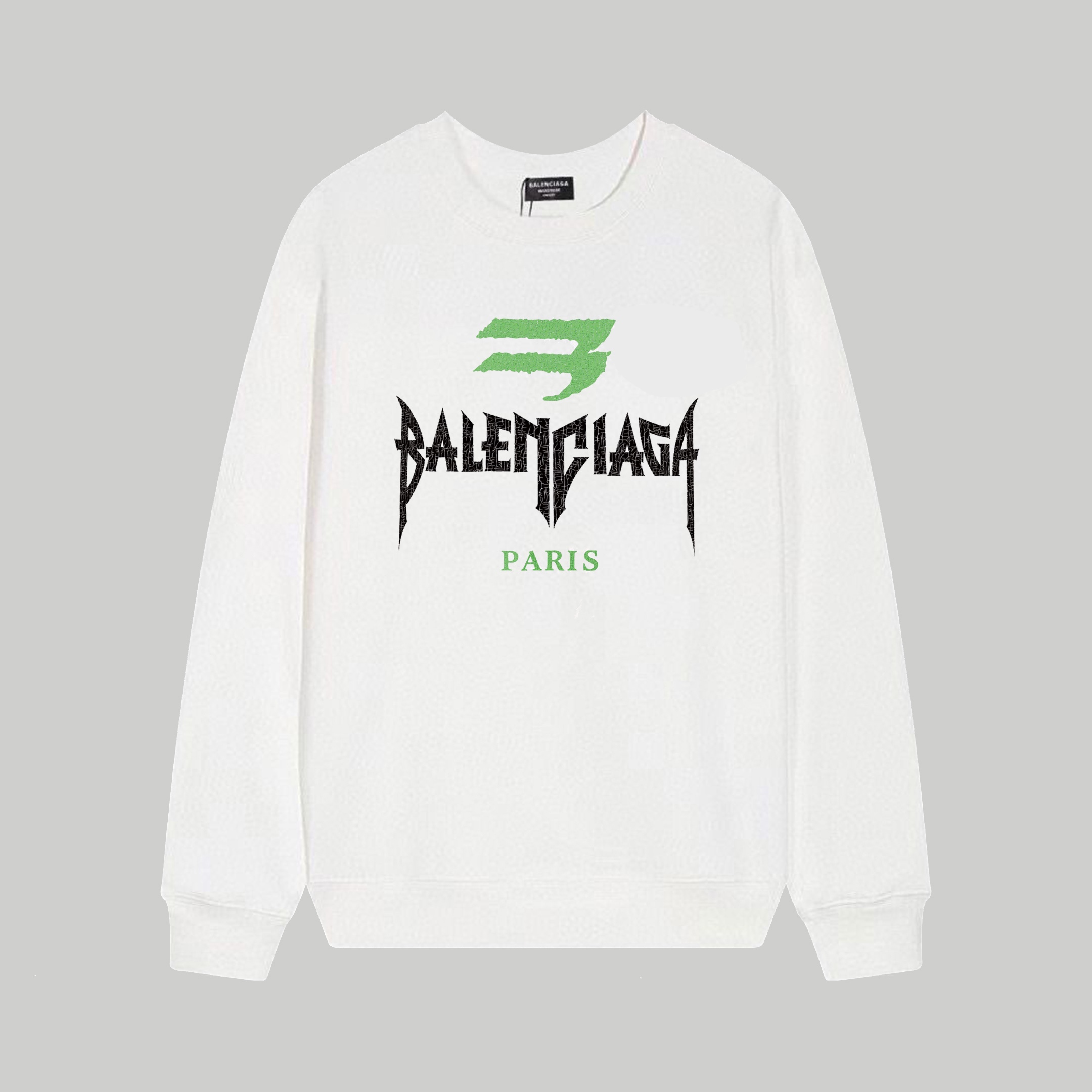 【BALENCIAGA 公式旗艦店】バレンシアガ 丸首の衛衣 スウェット ご好評に付き再入荷 240809