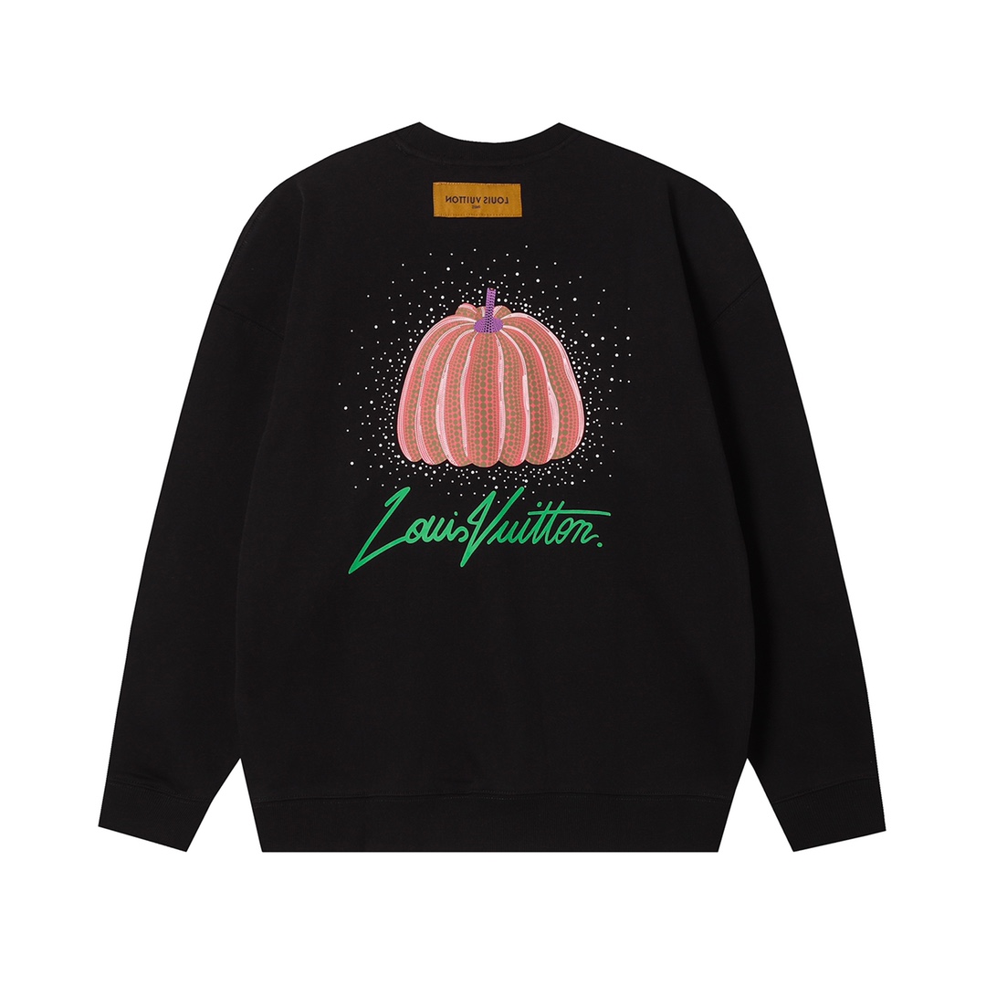 【LOUIS VUITTON  公式旗艦店】ルイヴィトン 丸首の衛衣 スウェット ご好評に付き再入荷 240808