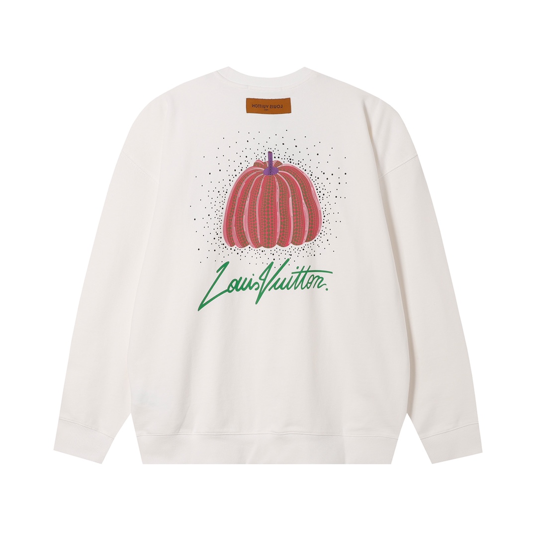 【LOUIS VUITTON  公式旗艦店】ルイヴィトン 丸首の衛衣 スウェット ご好評に付き再入荷 240808