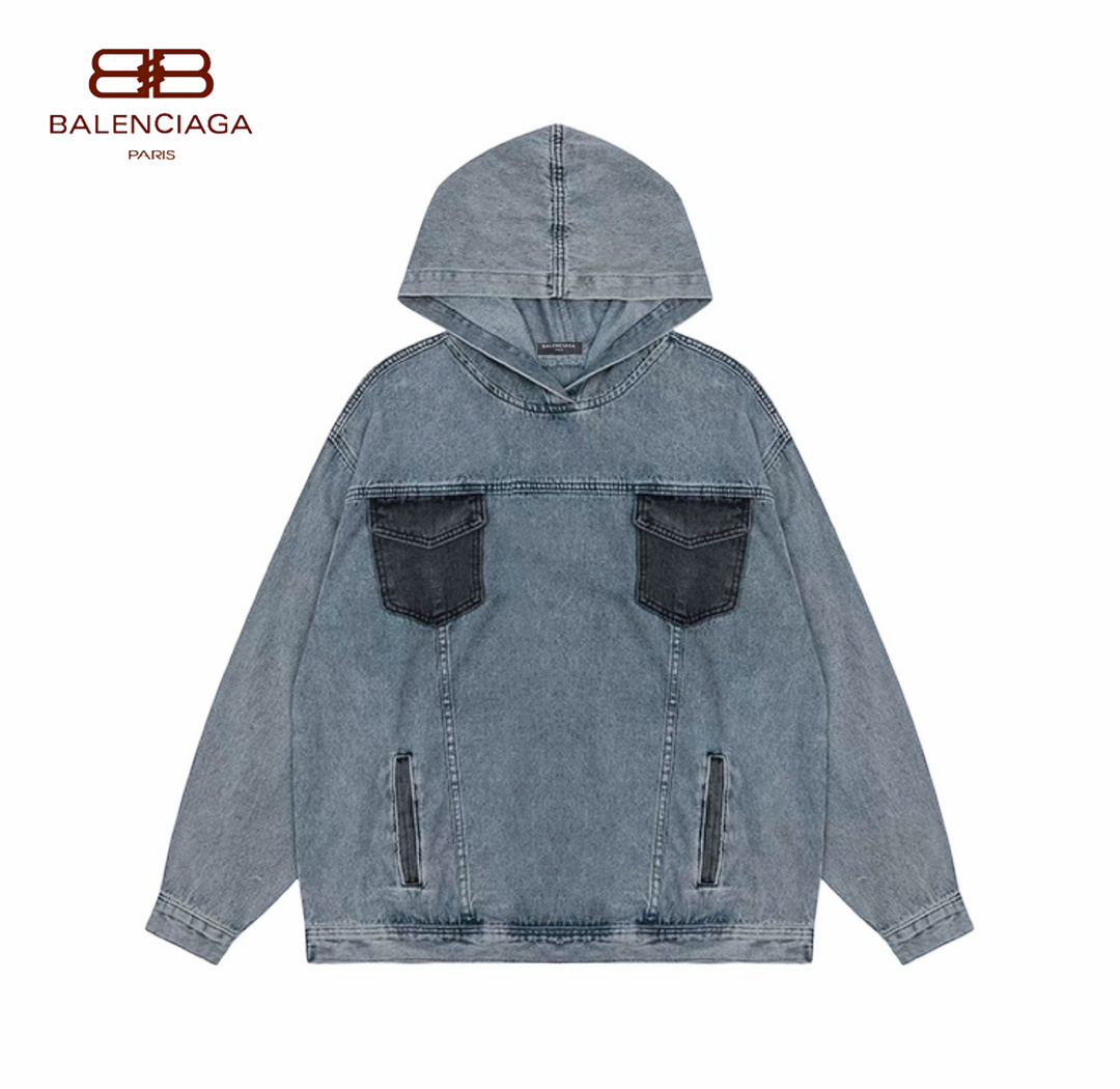 【BALENCIAGA 公式旗艦店】バレンシアガ 丸首の衛衣 スウェット ご好評に付き再入荷！