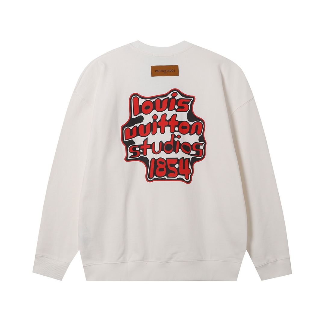 【LOUIS VUITTON  公式旗艦店】ルイヴィトン 丸首の衛衣 スウェット ご好評に付き再入荷 240808