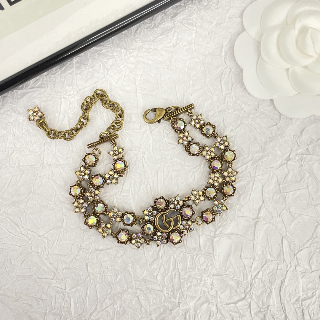 【GUCCI】ブレスレット、ファッションシンプルなスタイル