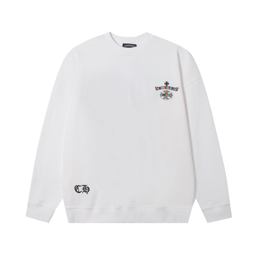 【CHROME HEARTS 公式旗艦店】クロムハーツ  丸首の衛衣  スウェットご好評に付き再入荷 240809