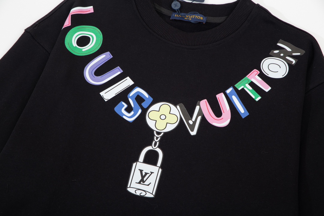 【LOUIS VUITTON  公式旗艦店】ルイヴィトン  丸首の衛衣 スウェットご好評に付き再入荷！