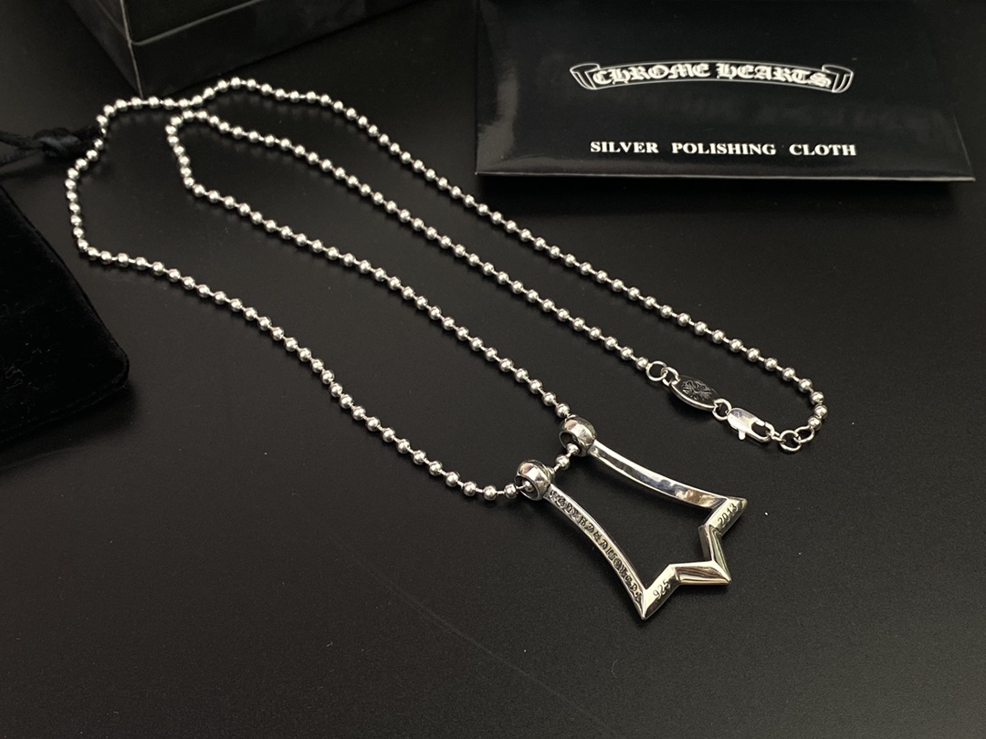 【CHROME HEARTS】ネックレス、新しいネックレス万能シンプルファッションオーナメント240812
