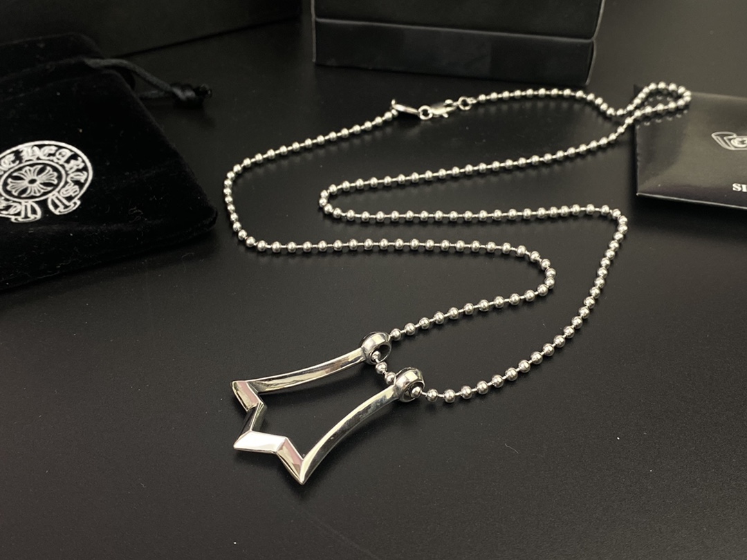 【CHROME HEARTS】ネックレス、新しいネックレス万能シンプルファッションオーナメント240812