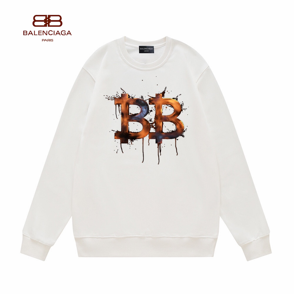 【BALENCIAGA 公式旗艦店】バレンシアガ 丸首の衛衣 スウェット ご好評に付き再入荷！