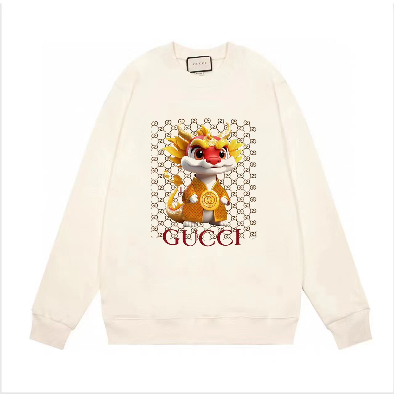 【GUCCI  公式旗艦店】グッチ 丸首の衛衣 スウェットご好評に付き再入荷 240828
