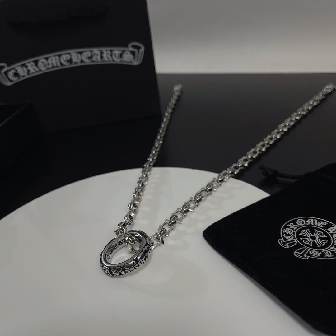 【CHROME HEARTS】ネックレス、新しいネックレス万能シンプルファッションオーナメント 240727