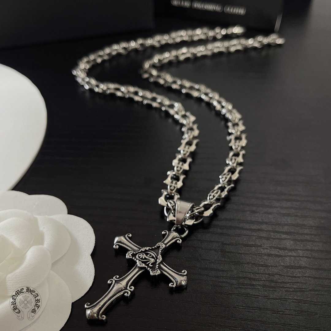 【CHROME HEARTS】ネックレス、新しいネックレス万能シンプルファッションオーナメント  241014