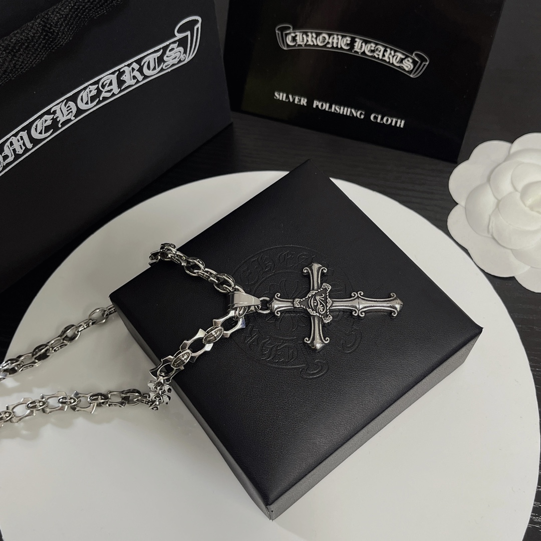 【CHROME HEARTS】ネックレス、新しいネックレス万能シンプルファッションオーナメント  241014