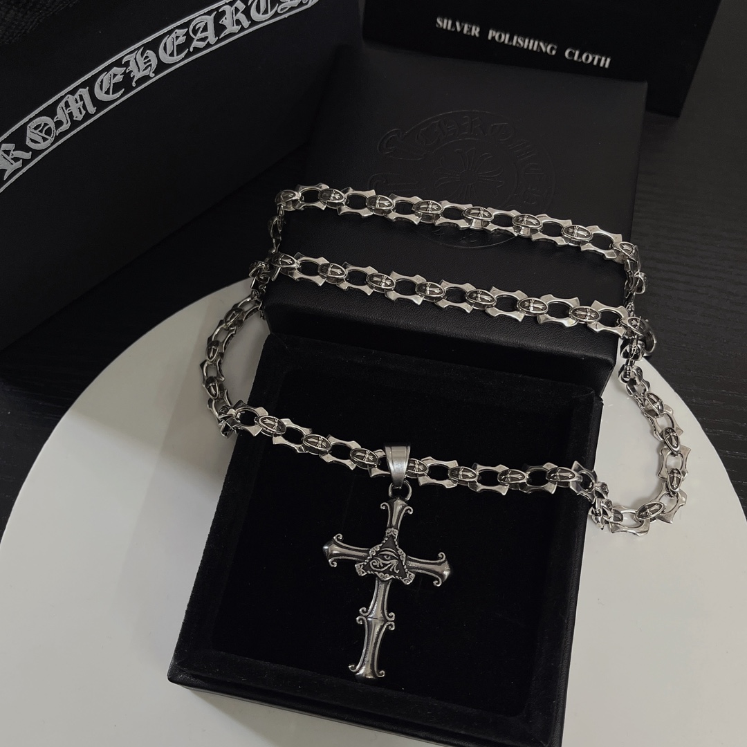 【CHROME HEARTS】ネックレス、新しいネックレス万能シンプルファッションオーナメント  241014