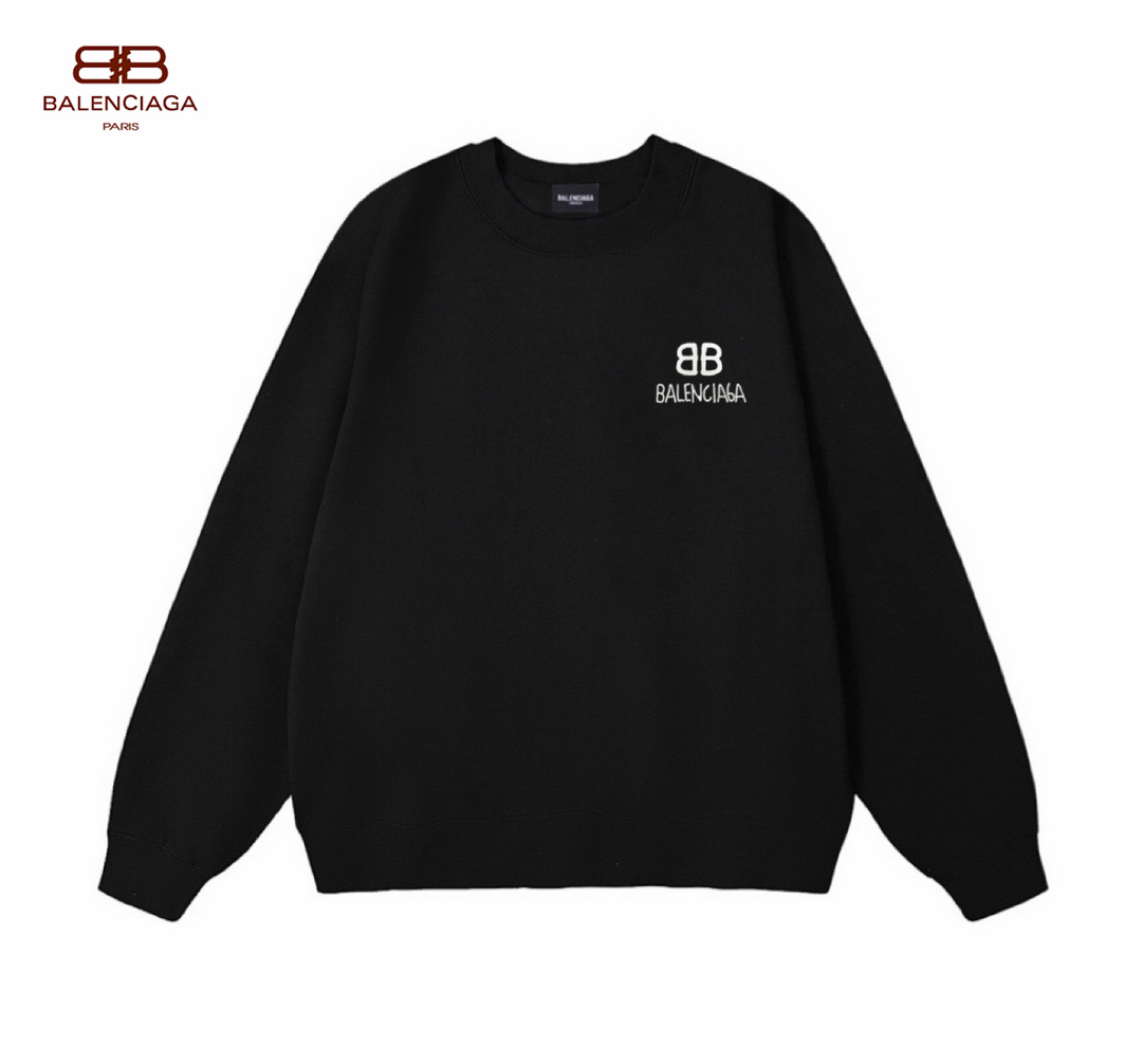 【BALENCIAGA  公式旗艦店】バレンシアガ  丸首の衛衣 スウェットご好評に付き再入荷！