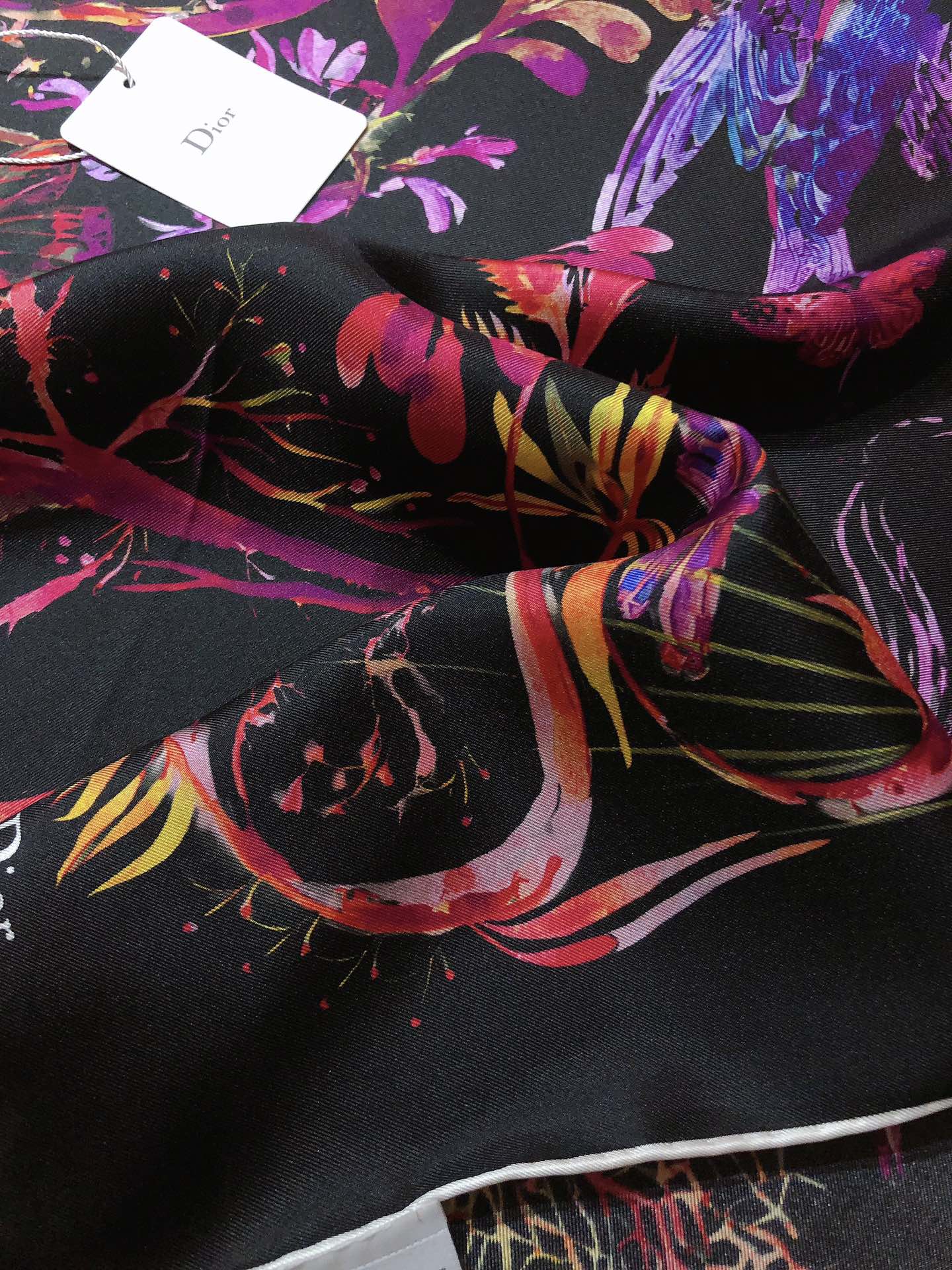 【DIOR  ディオール 】スカーフ90*90cm