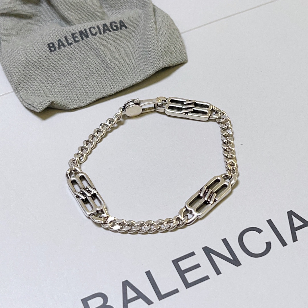 【BALENCIAGA】ブレスレット、ファッションシンプルなスタイル