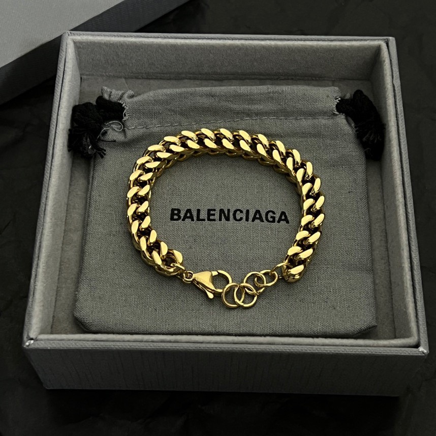【BALENCIAGA】ブレスレット、ファッションシンプルなスタイル