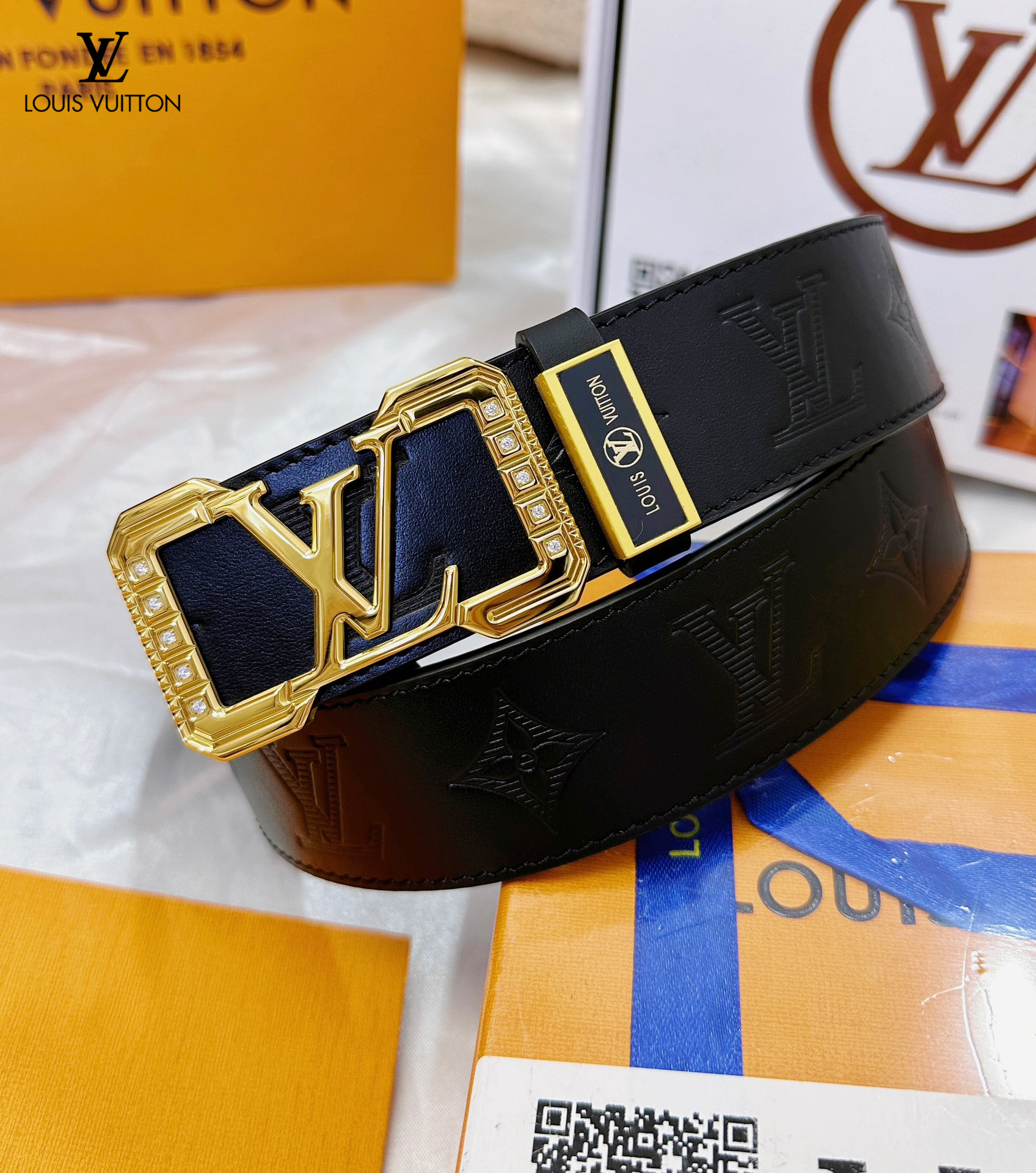 LV【LOUIS VUITTON】(ルイヴィトン) 3.8cmベルト メンズ  240903