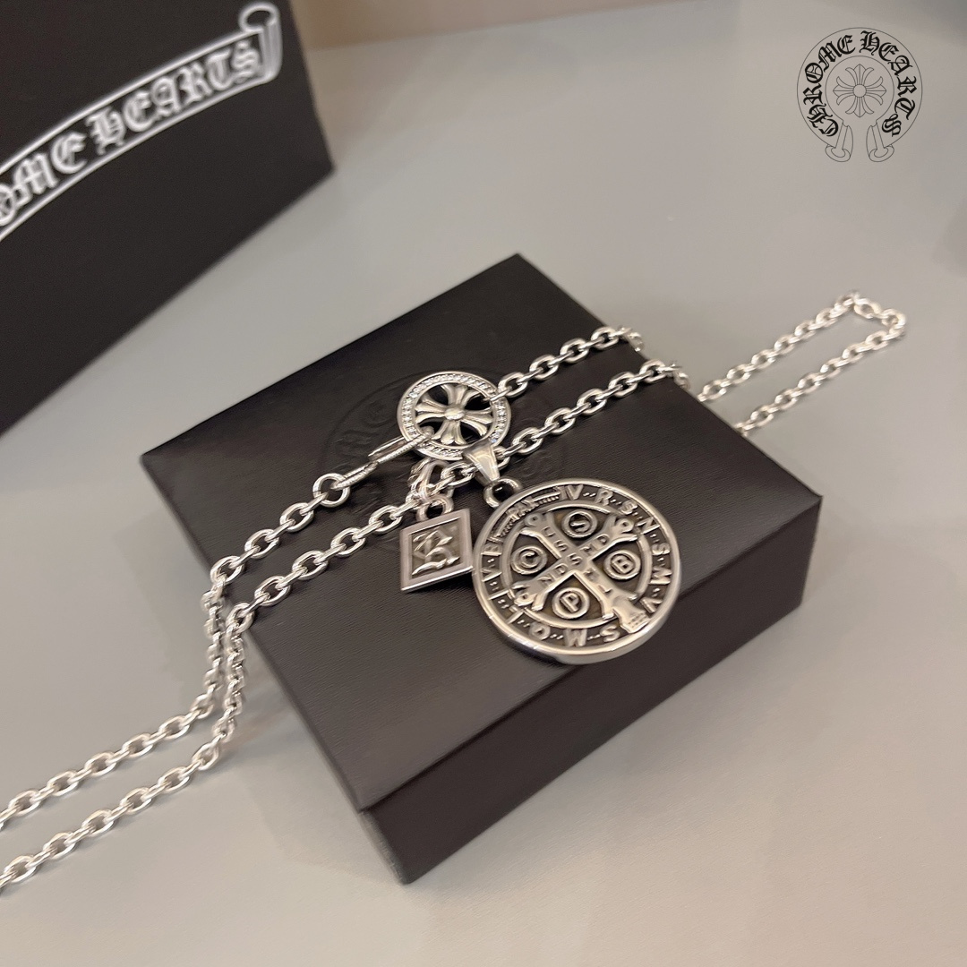 【CHROME HEARTS】ネックレス、新しいネックレス万能シンプルファッションオーナメント  241014