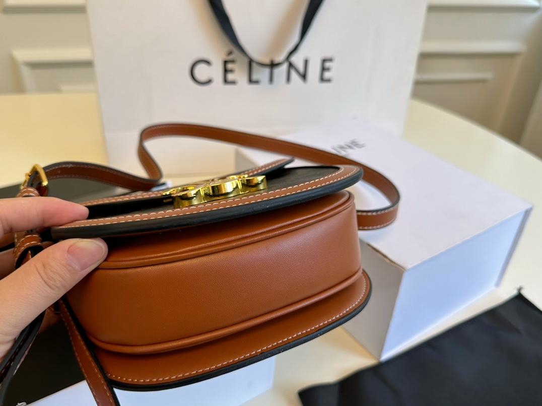 【CELINE 公式旗艦店】セリーヌ 斜めがけバッグ 当日出荷 好評に付き再入荷！18*16CM  1240722