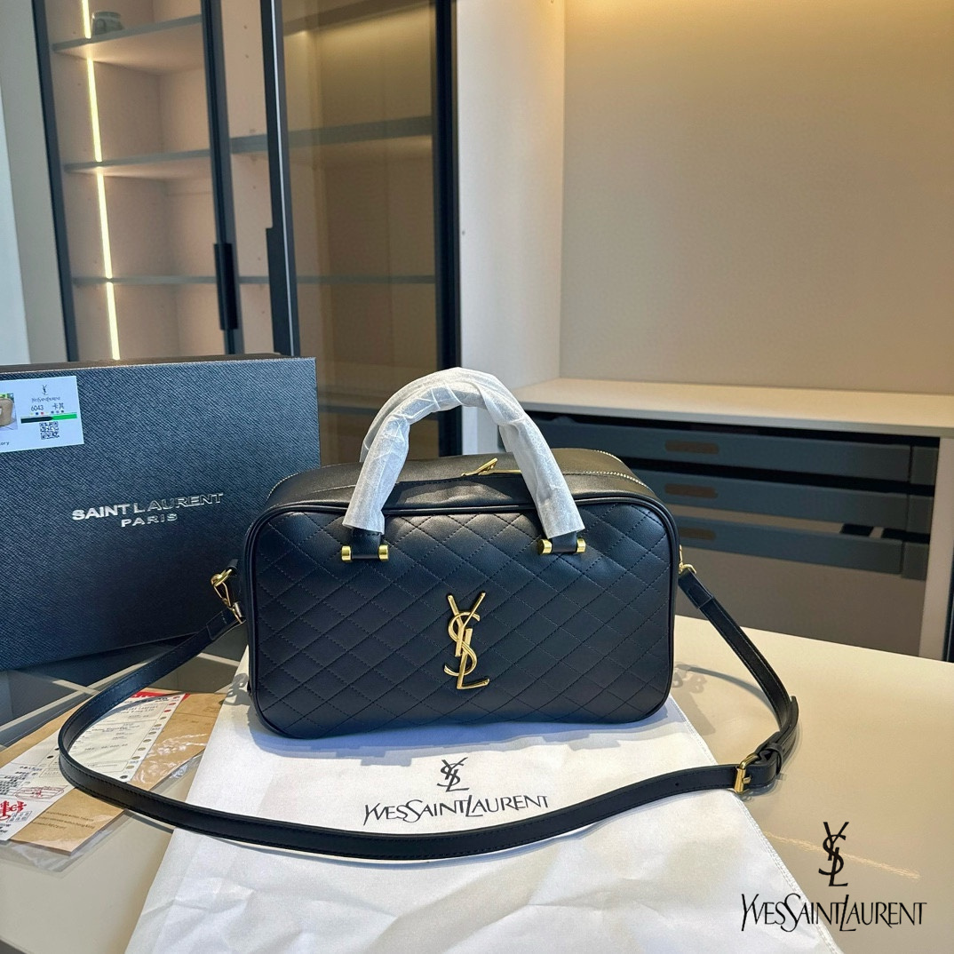 【YSL SAINT LAURENT 公式旗艦店】サンローラン  旅行かばん 当日出荷 好評に付き再入荷！31*19*13CM 240722