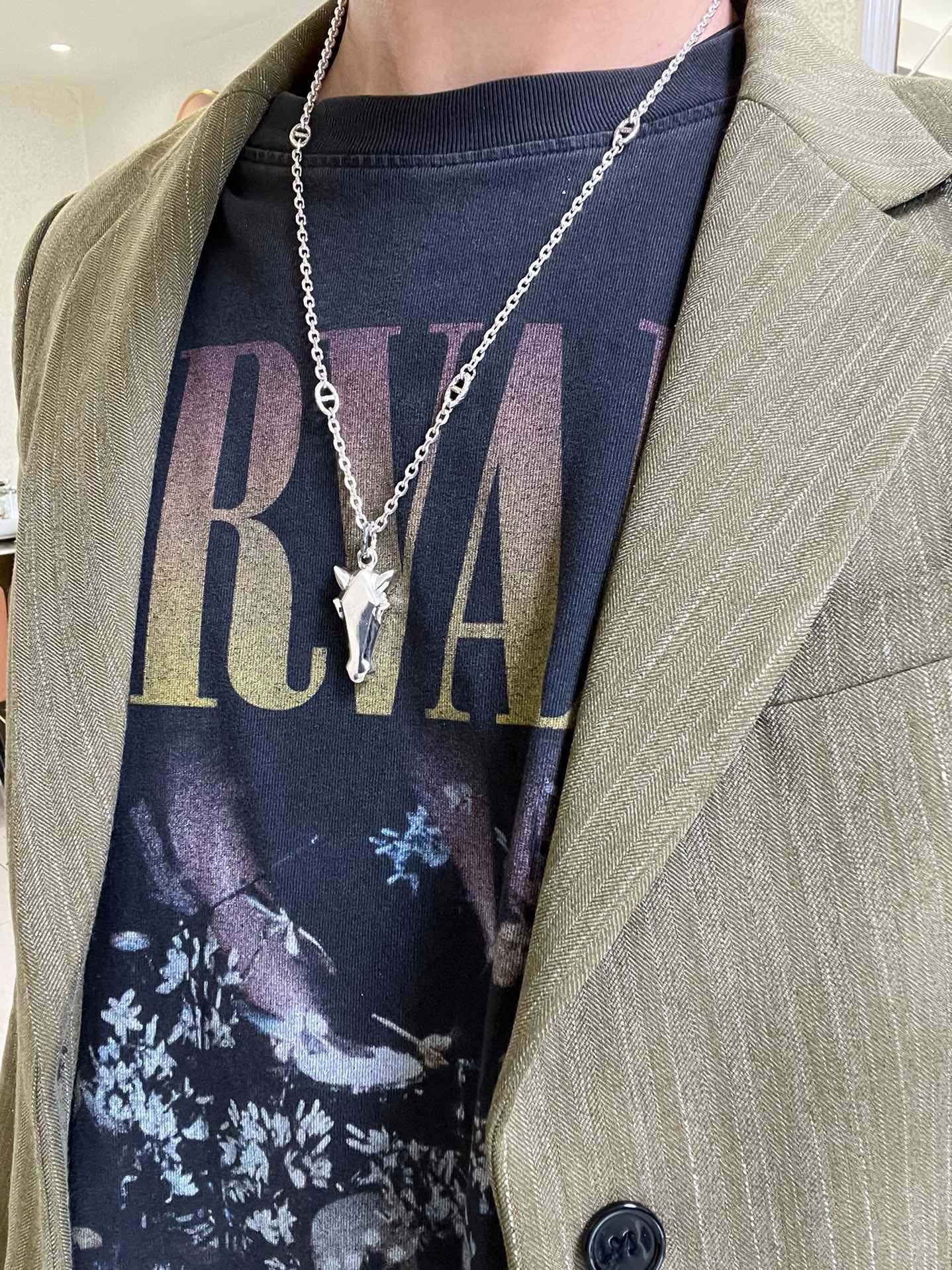 【HERMES】ネックレス、新しいネックレス万能シンプルファッションオーナメント 240730