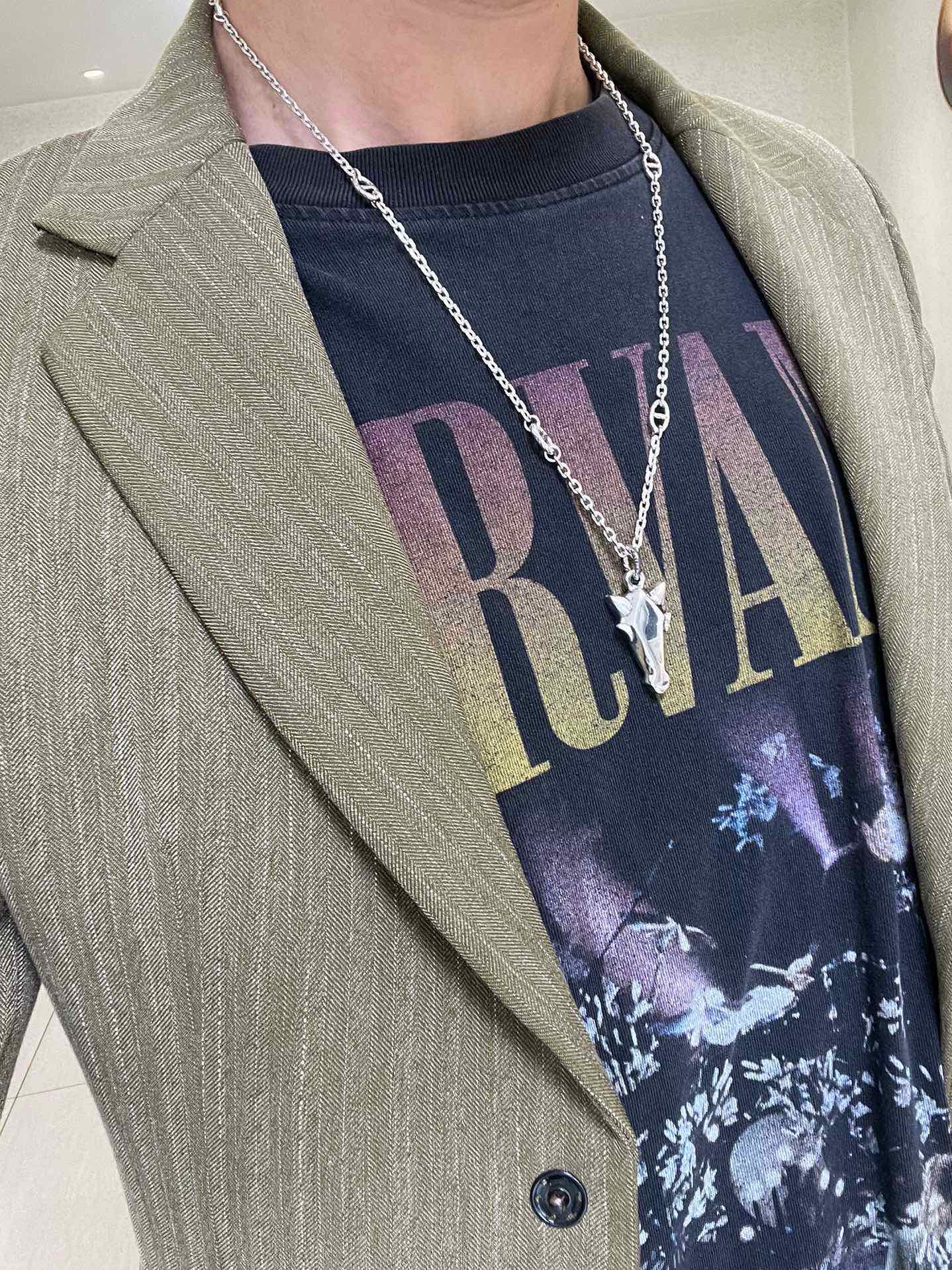 【HERMES】ネックレス、新しいネックレス万能シンプルファッションオーナメント 240730