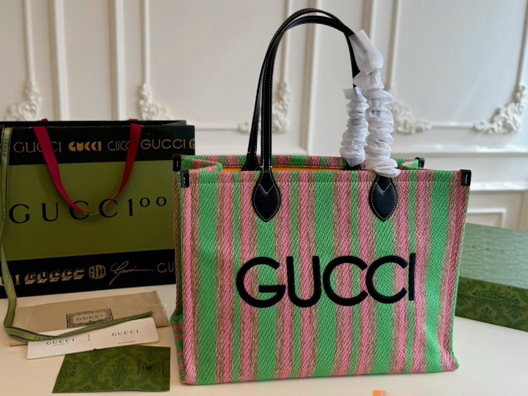 【GUCCI 公式旗艦店】グッチ ハンドバッグ 当日出荷 好評に付き再入荷！40*28CM  240724