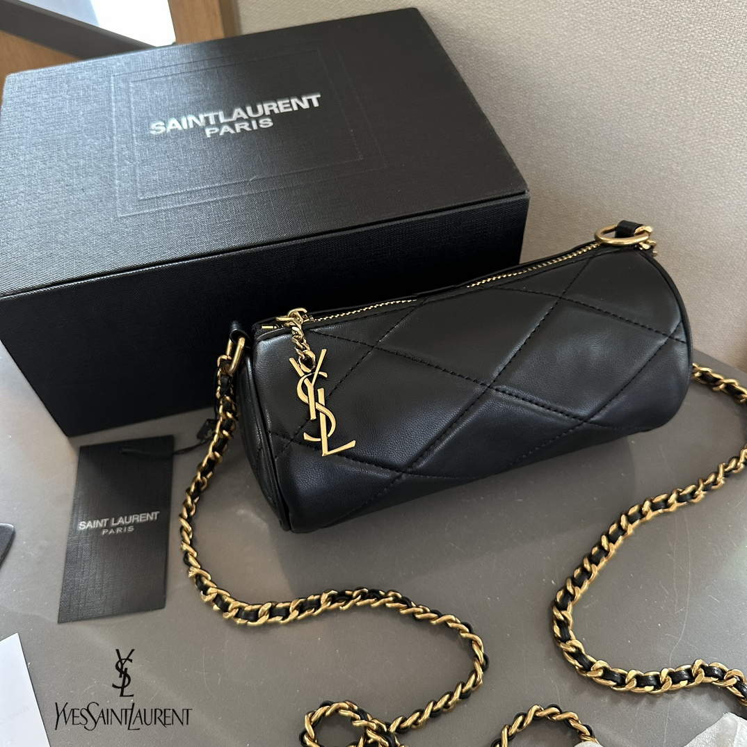 【YSL SAINT LAURENT 公式旗艦店】サンローラン   斜めがけバッグ 当日出荷 好評に付き再入荷！20*10CM  1240722