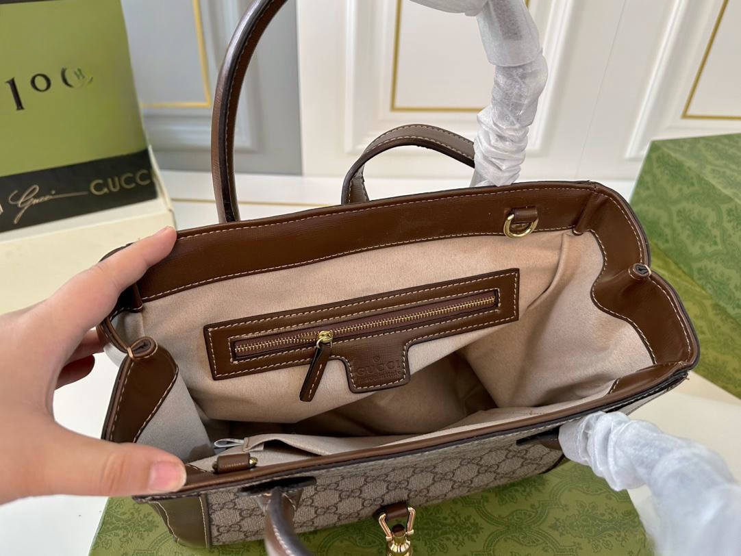 【GUCCI 公式旗艦店】グッチ ハンドバッグ 当日出荷 好評に付き再入荷！30*23CM  240724