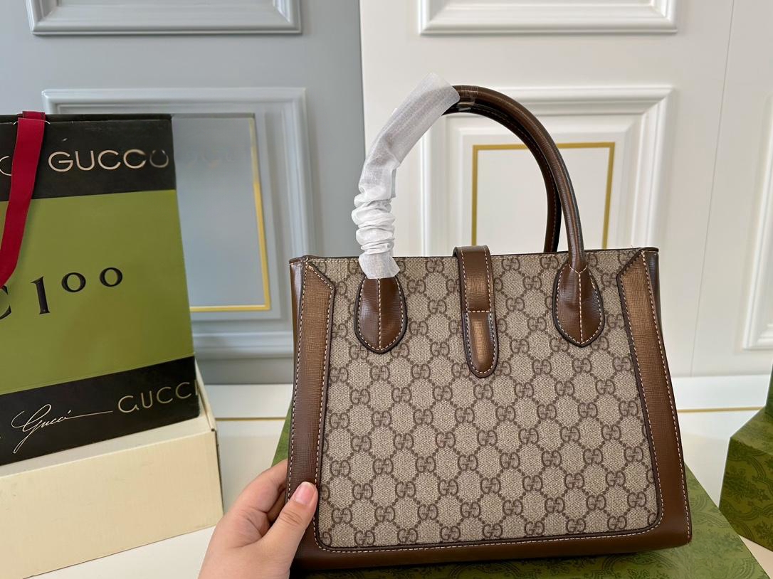 【GUCCI 公式旗艦店】グッチ ハンドバッグ 当日出荷 好評に付き再入荷！30*23CM  240724