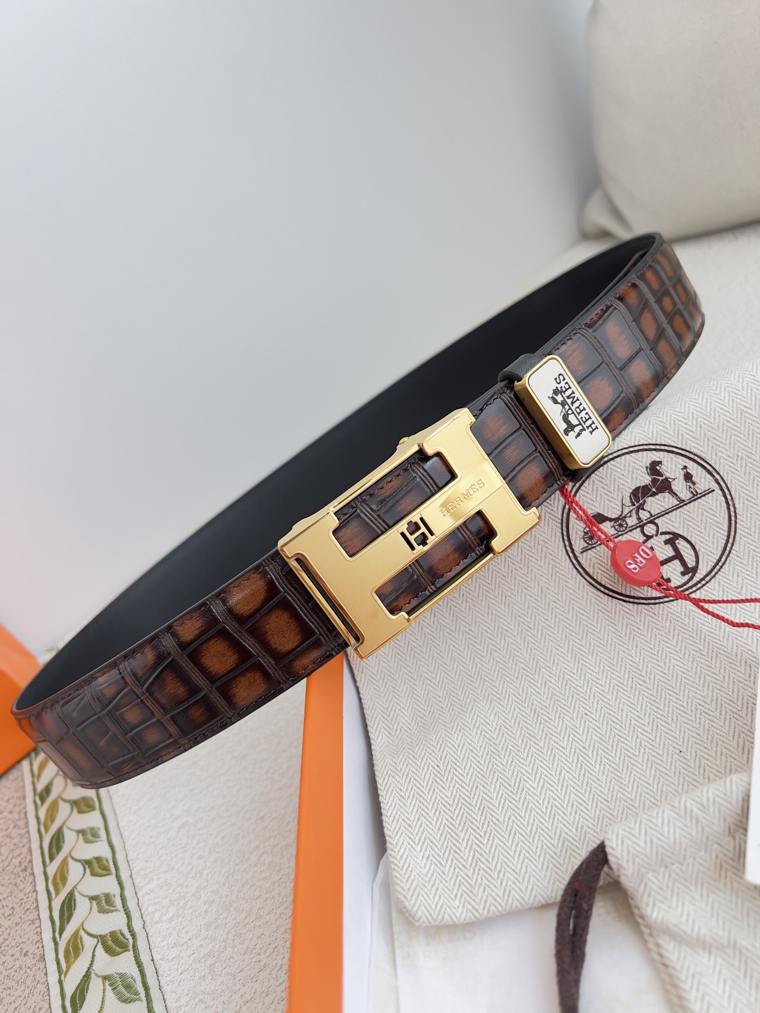 【Hermès】(エルメス) 3.5cmベルト メンズ 240903
