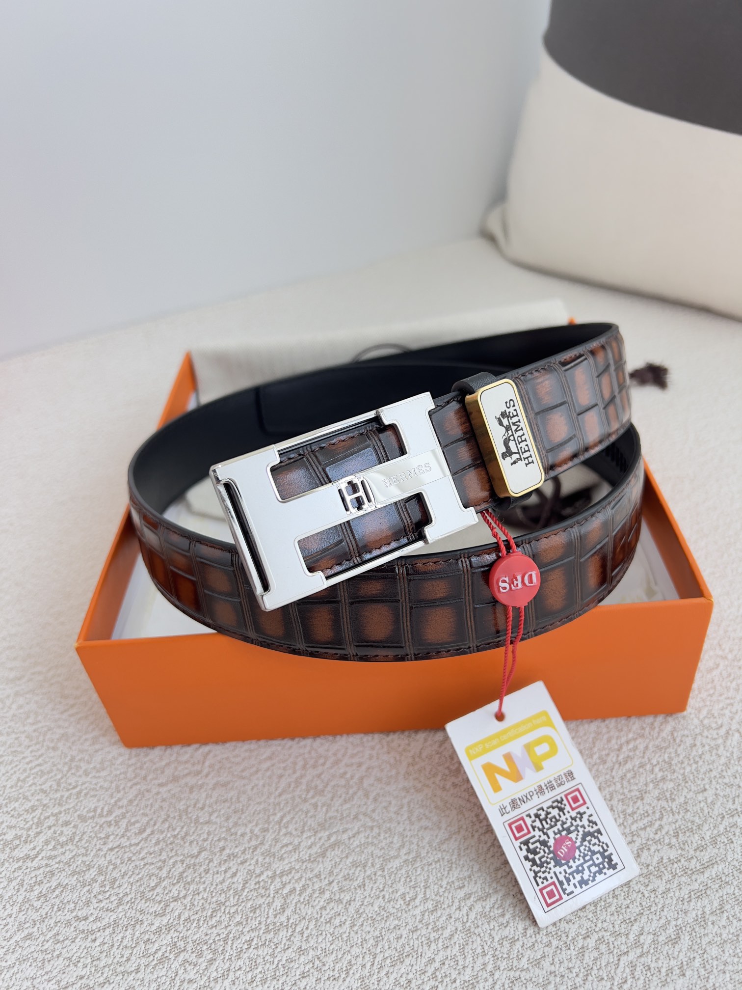 【Hermès】(エルメス) 3.5cmベルト メンズ 240903