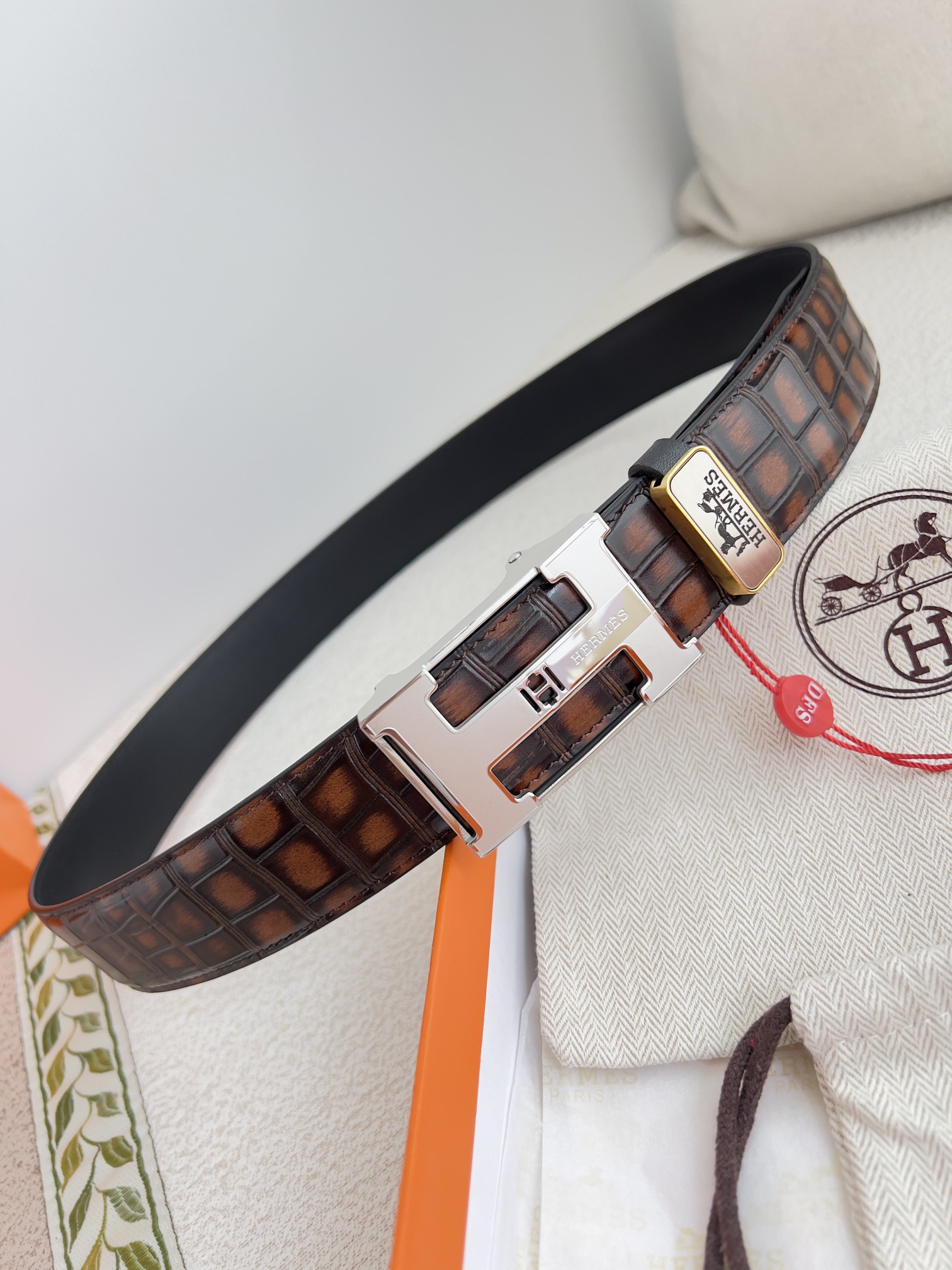 【Hermès】(エルメス) 3.5cmベルト メンズ 240903
